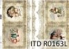 Papier decoupage Vintage, Boże Narodzenie, koronki*Vintage, Christmas, lace*Vintage, Weihnachten, Spitze*Vintage, Navidad, encaje*Винтаж, Рождество, кружева